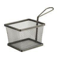 12.5cm Black Fryer Serving basket